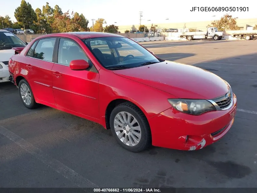 2009 Subaru Impreza 2.5I VIN: JF1GE60689G501901 Lot: 40766662