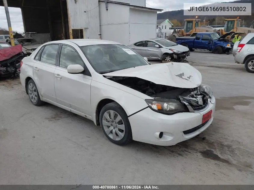 2009 Subaru Impreza VIN: JF1GE616698510802 Lot: 40780861