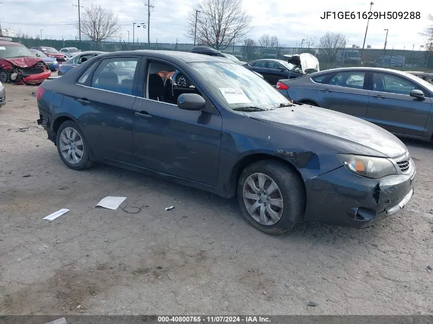 2009 Subaru Impreza 2.5I VIN: JF1GE61629H509288 Lot: 40800765