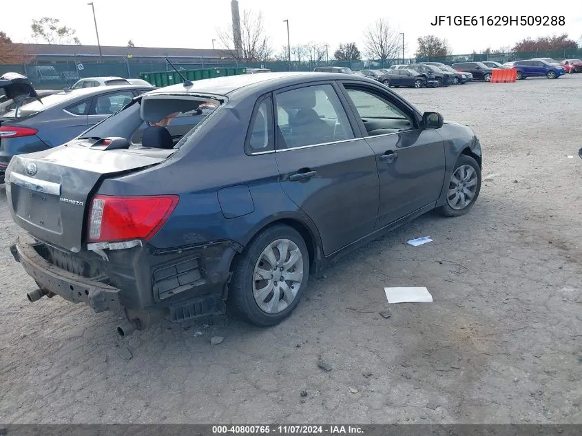 2009 Subaru Impreza 2.5I VIN: JF1GE61629H509288 Lot: 40800765