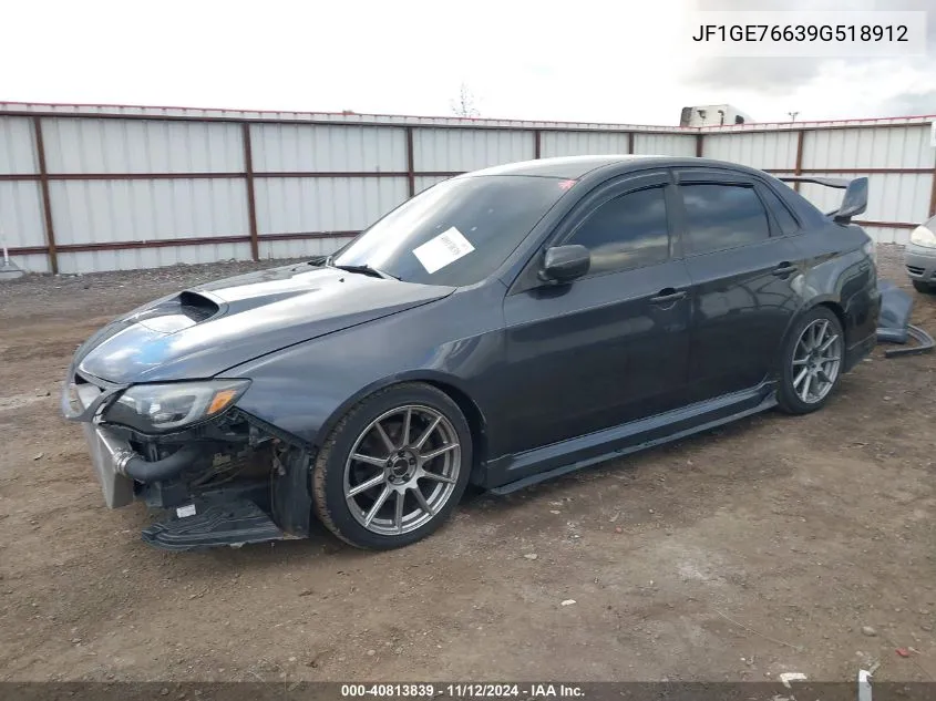 2009 Subaru Impreza Wrx VIN: JF1GE76639G518912 Lot: 40813839