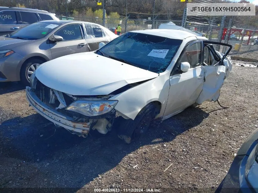 2009 Subaru Impreza 2.5I VIN: JF1GE616X9H500564 Lot: 40828623