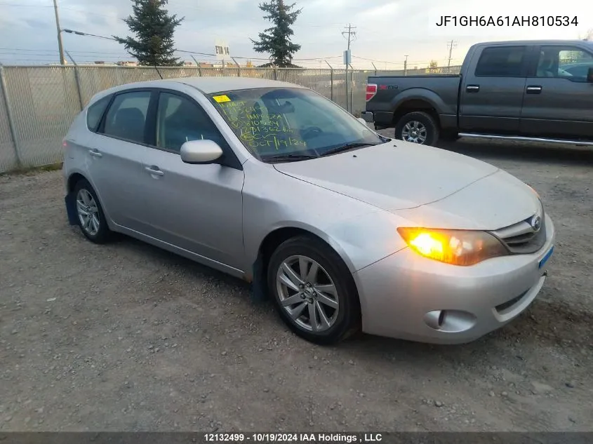 2010 Subaru Impreza 2.5I VIN: JF1GH6A61AH810534 Lot: 12132499