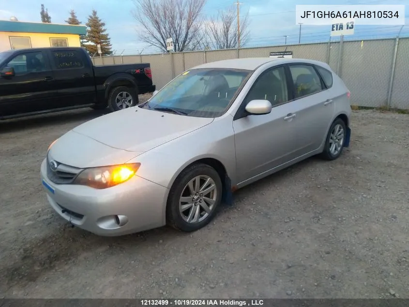 2010 Subaru Impreza 2.5I VIN: JF1GH6A61AH810534 Lot: 12132499