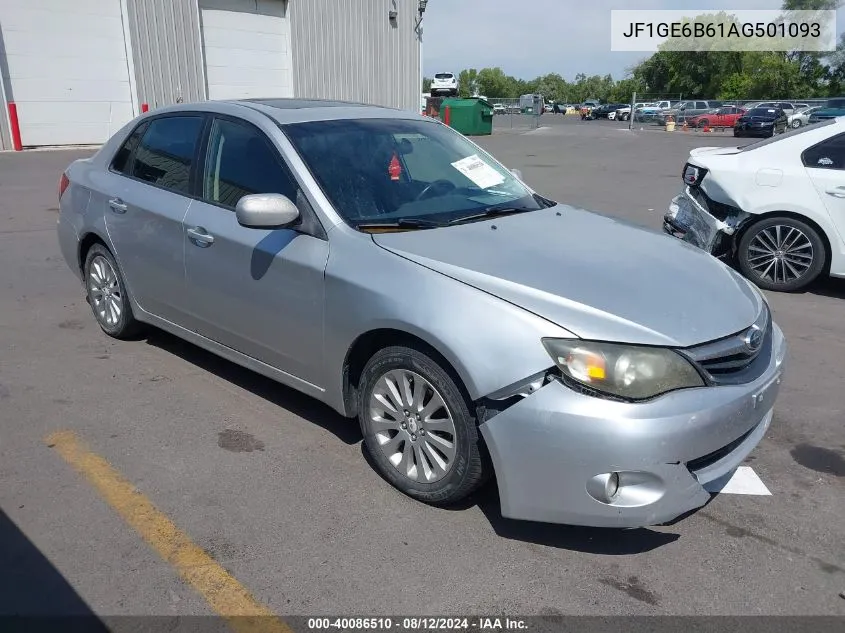 2010 Subaru Impreza 2.5I Premium VIN: JF1GE6B61AG501093 Lot: 40086510