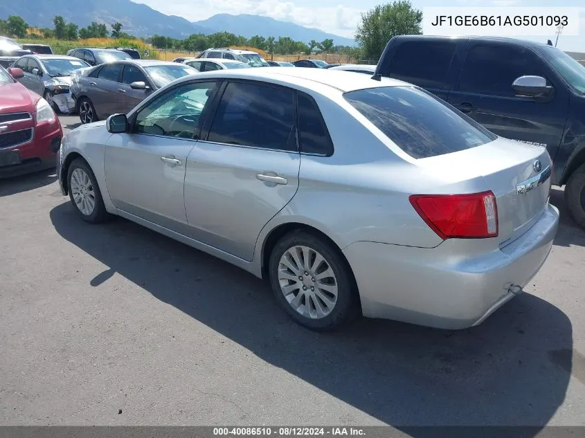 2010 Subaru Impreza 2.5I Premium VIN: JF1GE6B61AG501093 Lot: 40086510