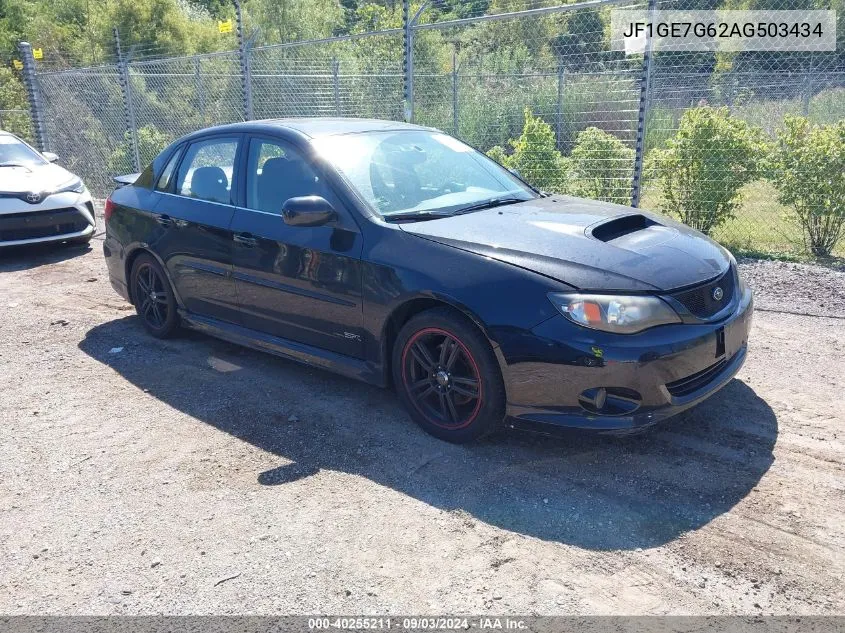 2010 Subaru Impreza Wrx Premium VIN: JF1GE7G62AG503434 Lot: 40255211