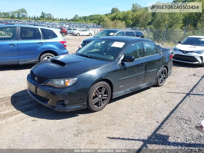 2010 Subaru Impreza Wrx Premium VIN: JF1GE7G62AG503434 Lot: 40255211