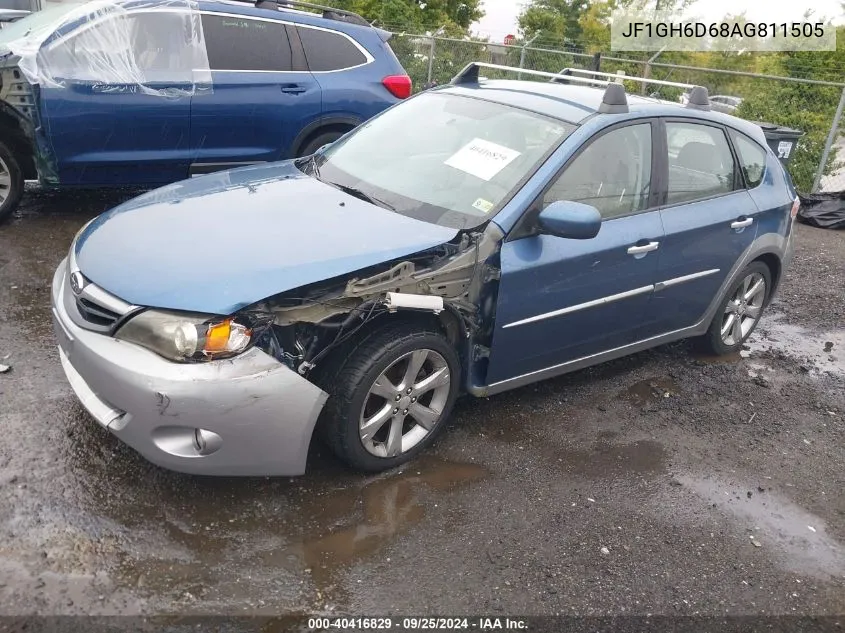 2010 Subaru Impreza Outback Sport VIN: JF1GH6D68AG811505 Lot: 40416829