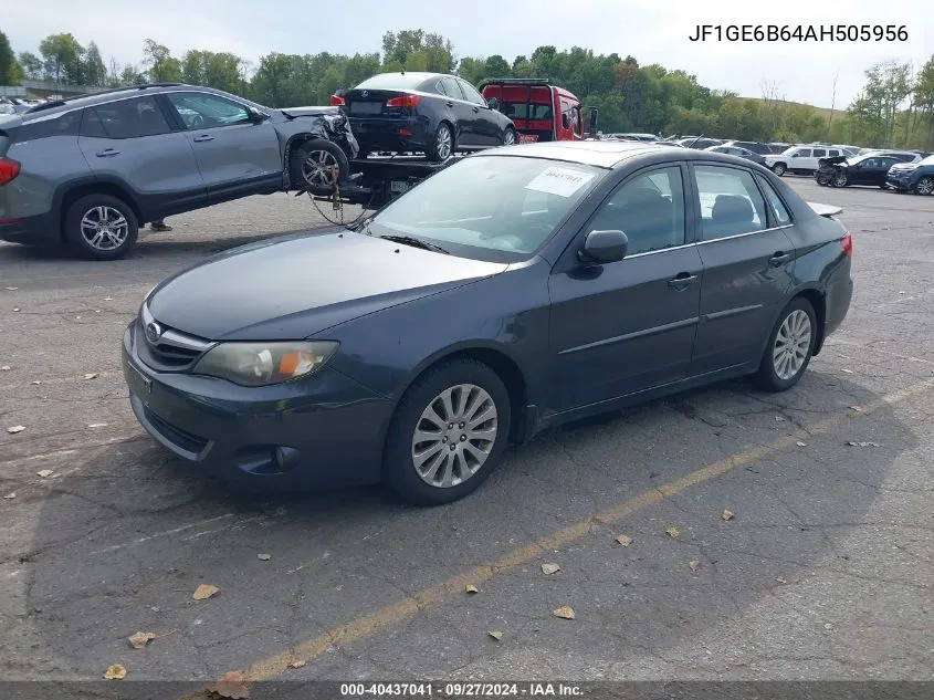 2010 Subaru Impreza 2.5I Premium VIN: JF1GE6B64AH505956 Lot: 40437041