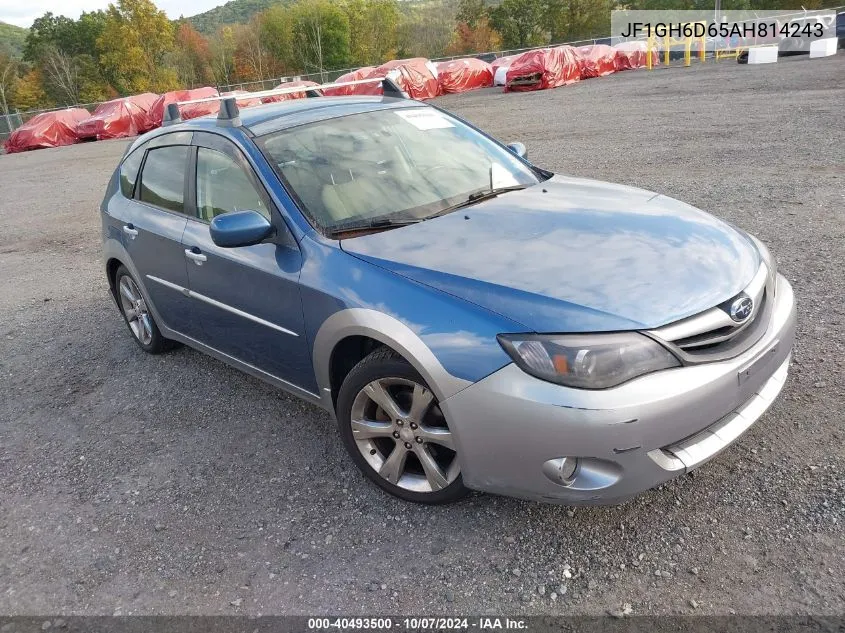 2010 Subaru Impreza Outback Sport VIN: JF1GH6D65AH814243 Lot: 40493500