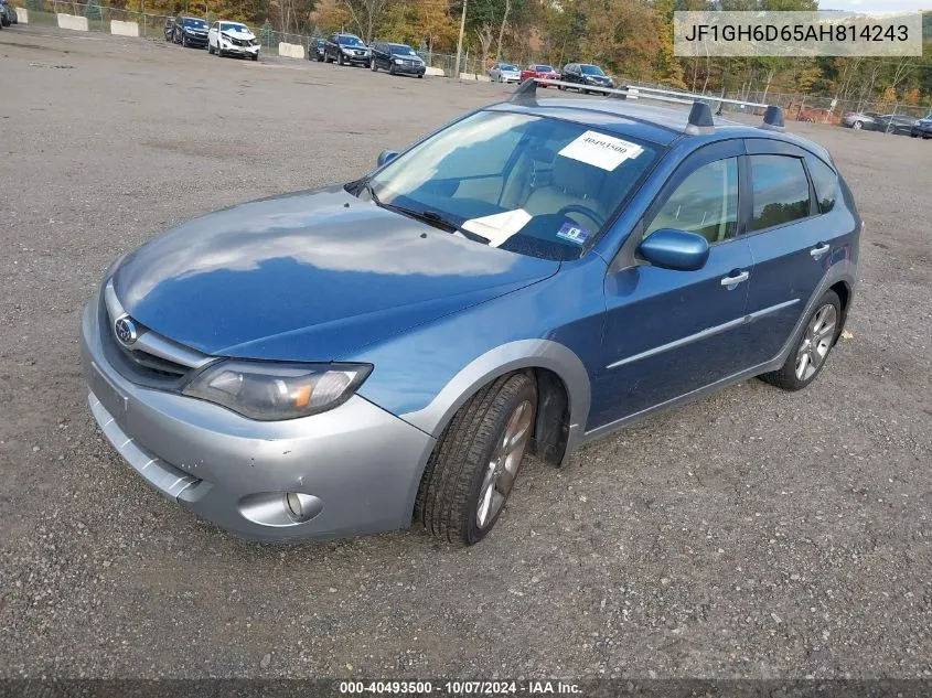 2010 Subaru Impreza Outback Sport VIN: JF1GH6D65AH814243 Lot: 40493500