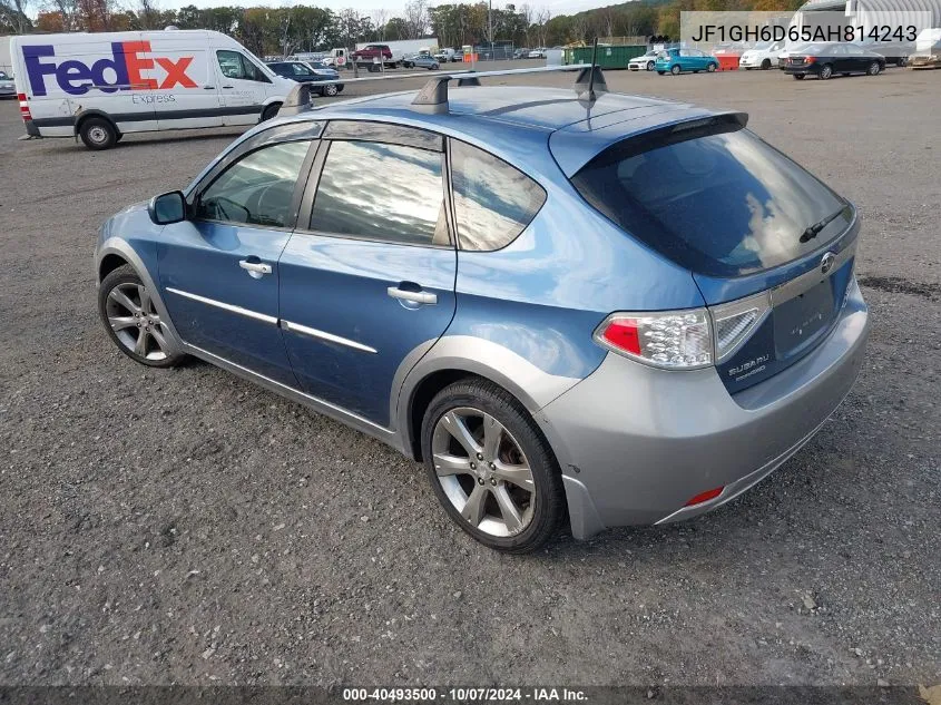 2010 Subaru Impreza Outback Sport VIN: JF1GH6D65AH814243 Lot: 40493500