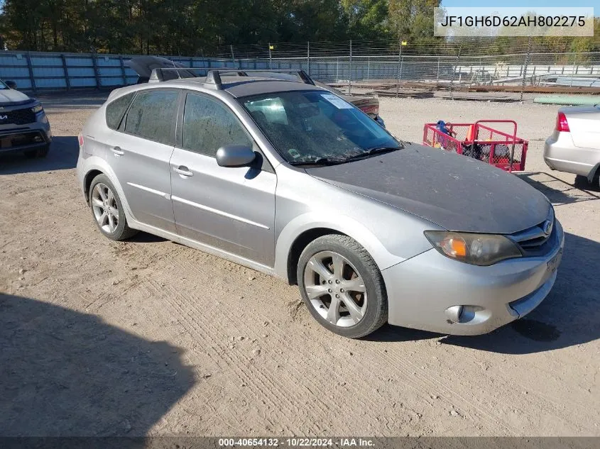 2010 Subaru Impreza Outback Sport VIN: JF1GH6D62AH802275 Lot: 40654132