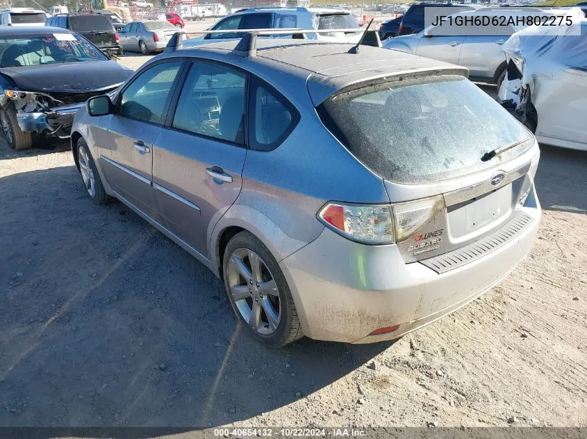 2010 Subaru Impreza Outback Sport VIN: JF1GH6D62AH802275 Lot: 40654132