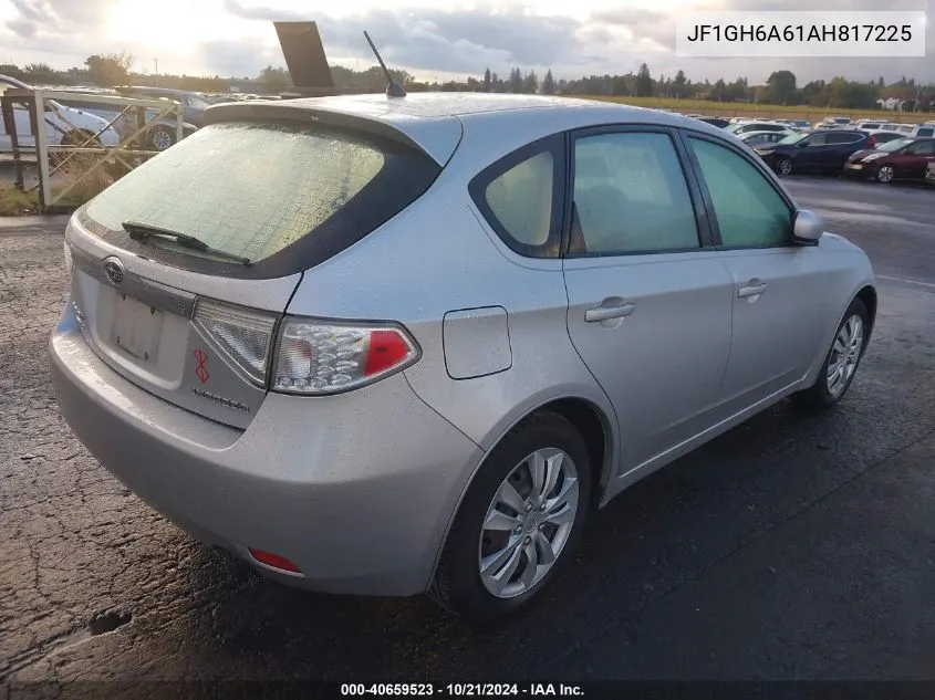 2010 Subaru Impreza 2.5I VIN: JF1GH6A61AH817225 Lot: 40659523