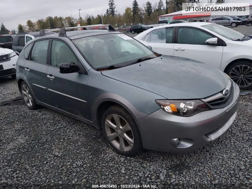 2010 Subaru Impreza Outback Sport VIN: JF1GH6D65AH817983 Lot: 40670493