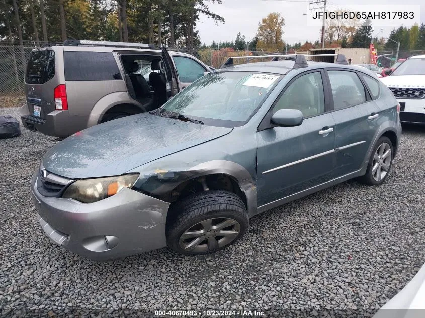 2010 Subaru Impreza Outback Sport VIN: JF1GH6D65AH817983 Lot: 40670493