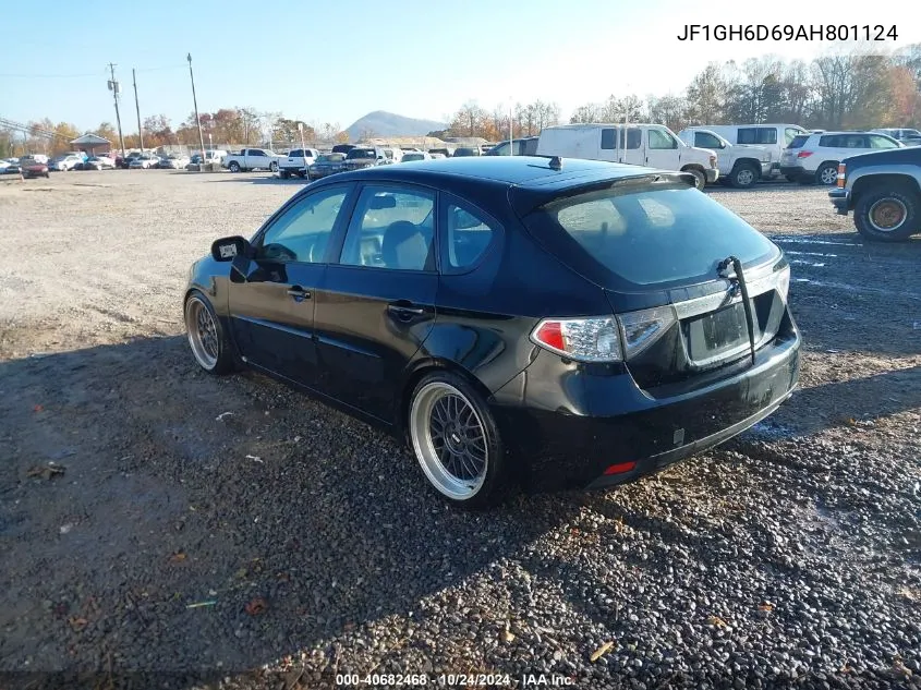 2010 Subaru Impreza Outback Sport VIN: JF1GH6D69AH801124 Lot: 40682468