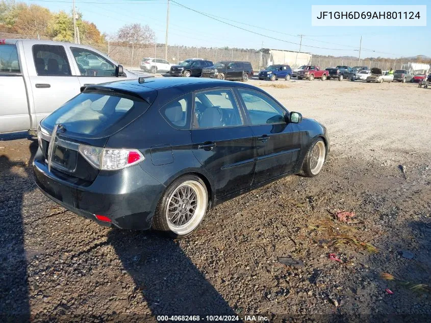 2010 Subaru Impreza Outback Sport VIN: JF1GH6D69AH801124 Lot: 40682468