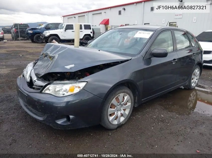 2010 Subaru Impreza 2.5I VIN: JF1GH6A66AG827321 Lot: 40712741