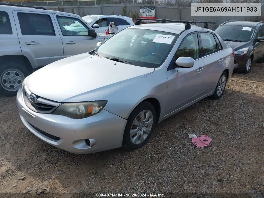 JF1GE6A69AH511933 2010 Subaru Impreza 2.5I