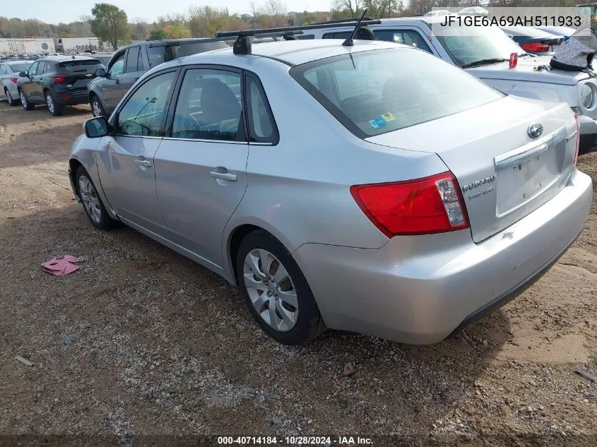 JF1GE6A69AH511933 2010 Subaru Impreza 2.5I