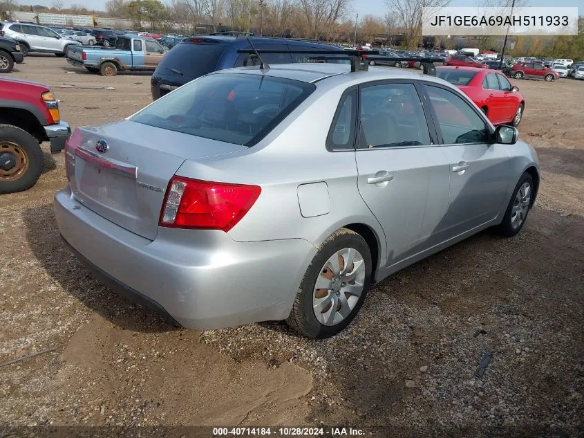 2010 Subaru Impreza 2.5I VIN: JF1GE6A69AH511933 Lot: 40714184