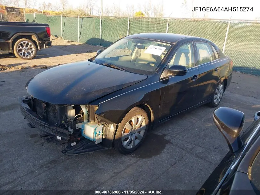 2010 Subaru Impreza 2.5I VIN: JF1GE6A64AH515274 Lot: 40736906