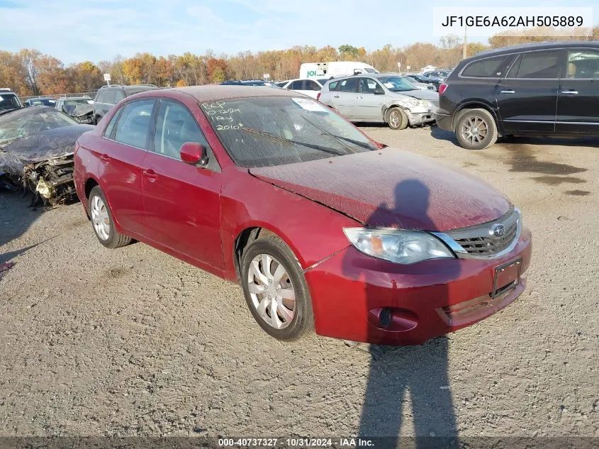 2010 Subaru Impreza 2.5I VIN: JF1GE6A62AH505889 Lot: 40737327