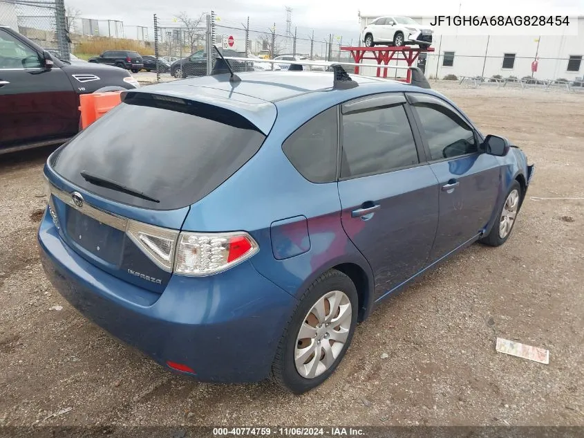 2010 Subaru Impreza 2.5I VIN: JF1GH6A68AG828454 Lot: 40774759