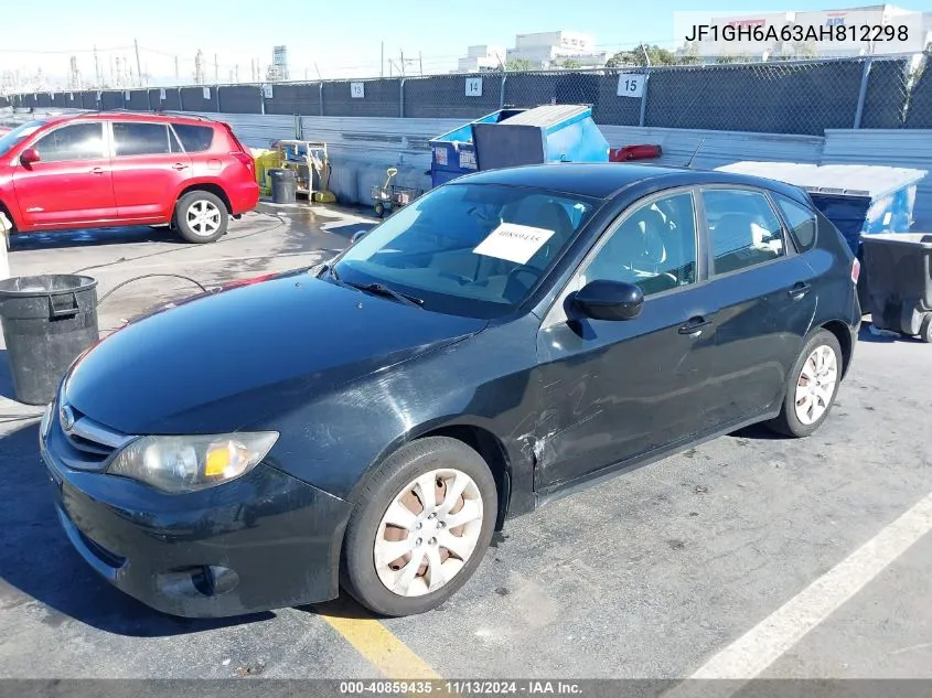 2010 Subaru Impreza 2.5I VIN: JF1GH6A63AH812298 Lot: 40859435