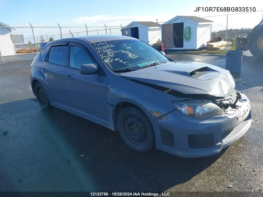 2011 Subaru Impreza VIN: JF1GR7E68BG833510 Lot: 12133756