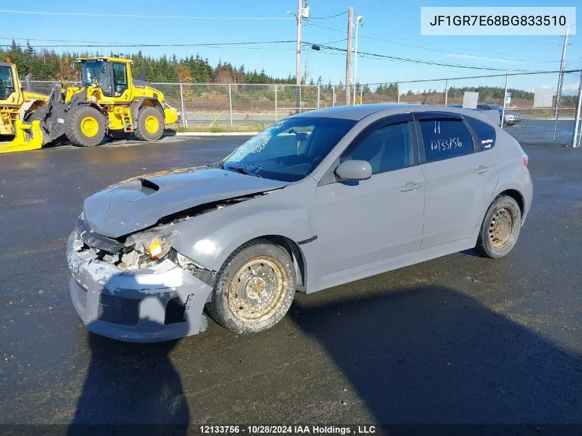 2011 Subaru Impreza VIN: JF1GR7E68BG833510 Lot: 12133756