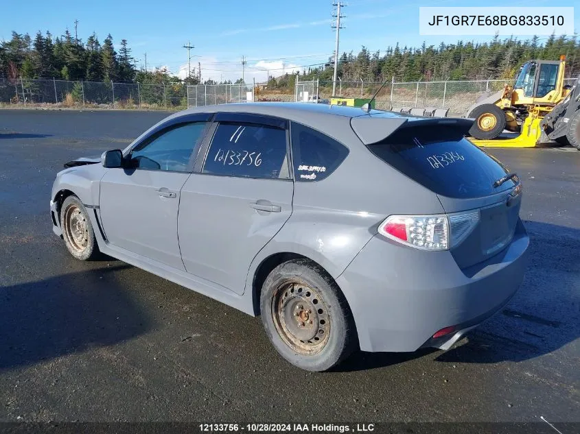 JF1GR7E68BG833510 2011 Subaru Impreza