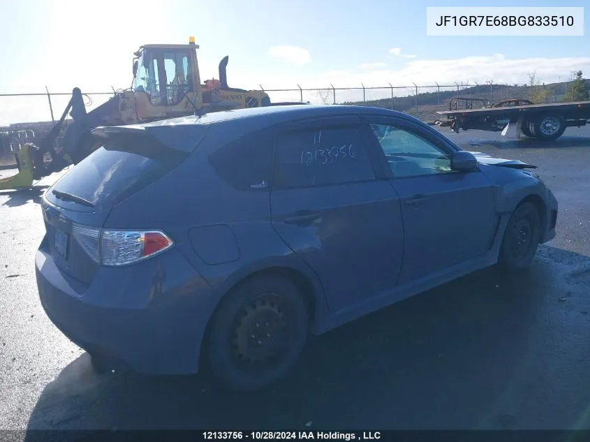 JF1GR7E68BG833510 2011 Subaru Impreza