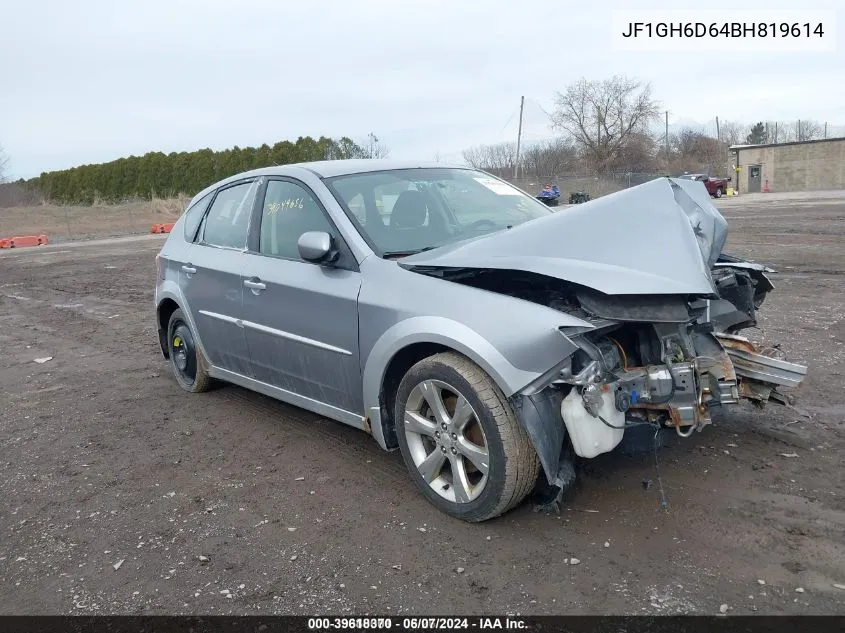 2011 Subaru Impreza Outback Sport VIN: JF1GH6D64BH819614 Lot: 39618370