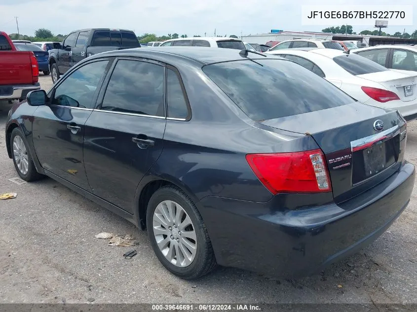 JF1GE6B67BH522770 2011 Subaru Impreza 2.5I Premium