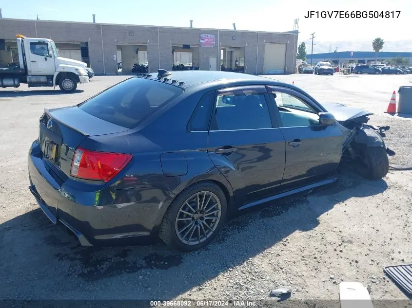 JF1GV7E66BG504817 2011 Subaru Impreza Wrx