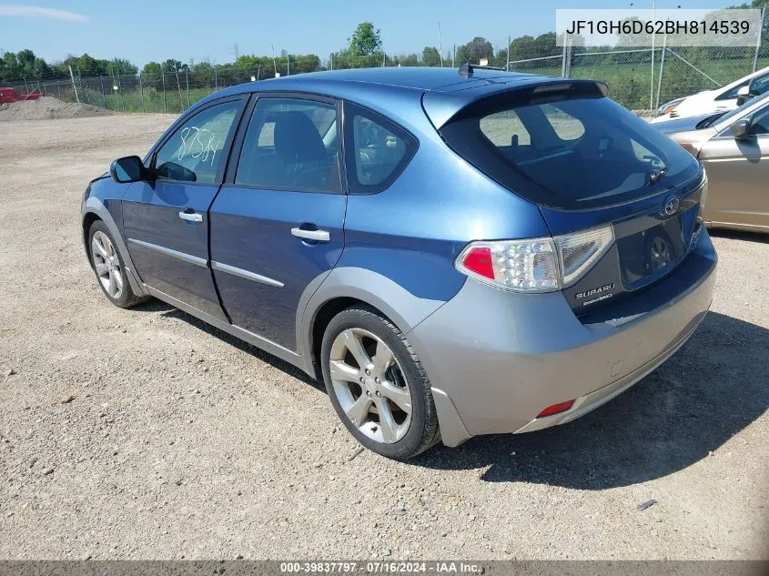 2011 Subaru Impreza Outback Sport VIN: JF1GH6D62BH814539 Lot: 39837797