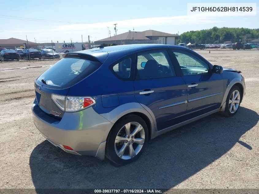 2011 Subaru Impreza Outback Sport VIN: JF1GH6D62BH814539 Lot: 39837797