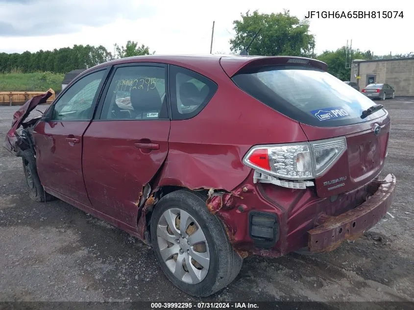 JF1GH6A65BH815074 2011 Subaru Impreza 2.5I