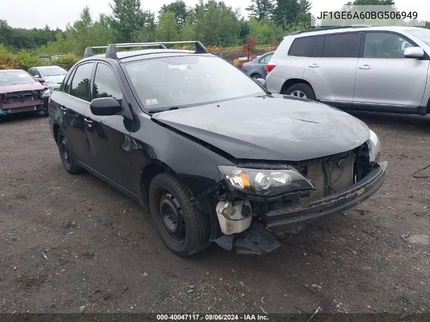 JF1GE6A60BG506949 2011 Subaru Impreza 2.5I