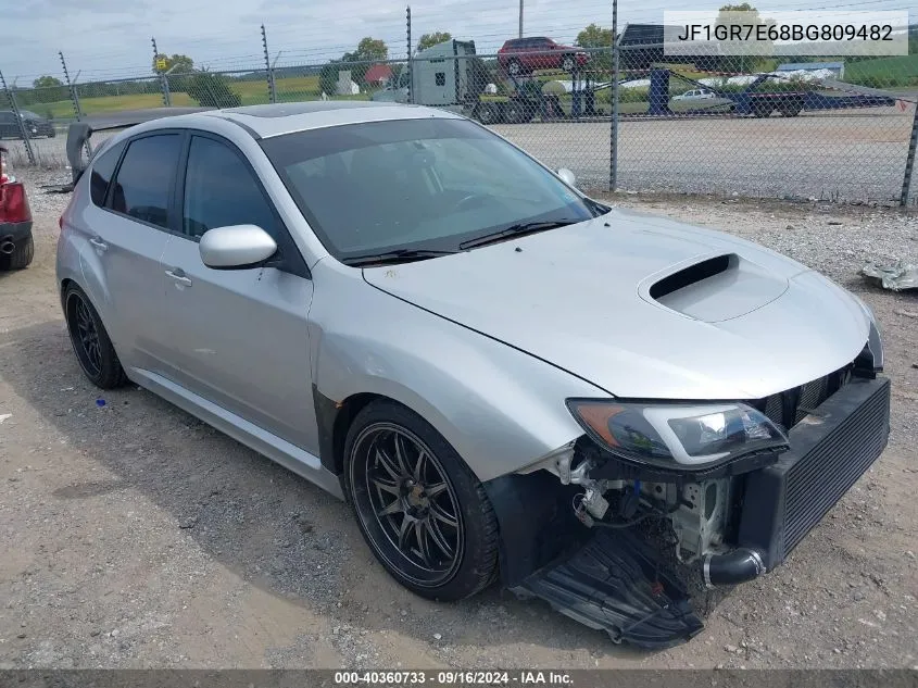 2011 Subaru Impreza Wrx Premium VIN: JF1GR7E68BG809482 Lot: 40360733