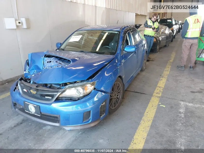 2011 Subaru Impreza Wrx VIN: JF1GV7E62BG524644 Lot: 40896228