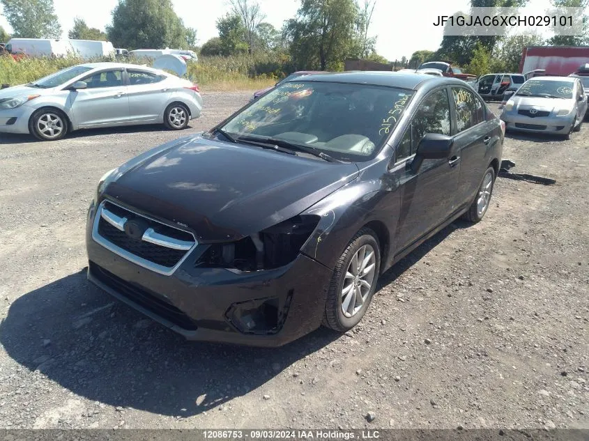 2012 Subaru Impreza VIN: JF1GJAC6XCH029101 Lot: 12086753