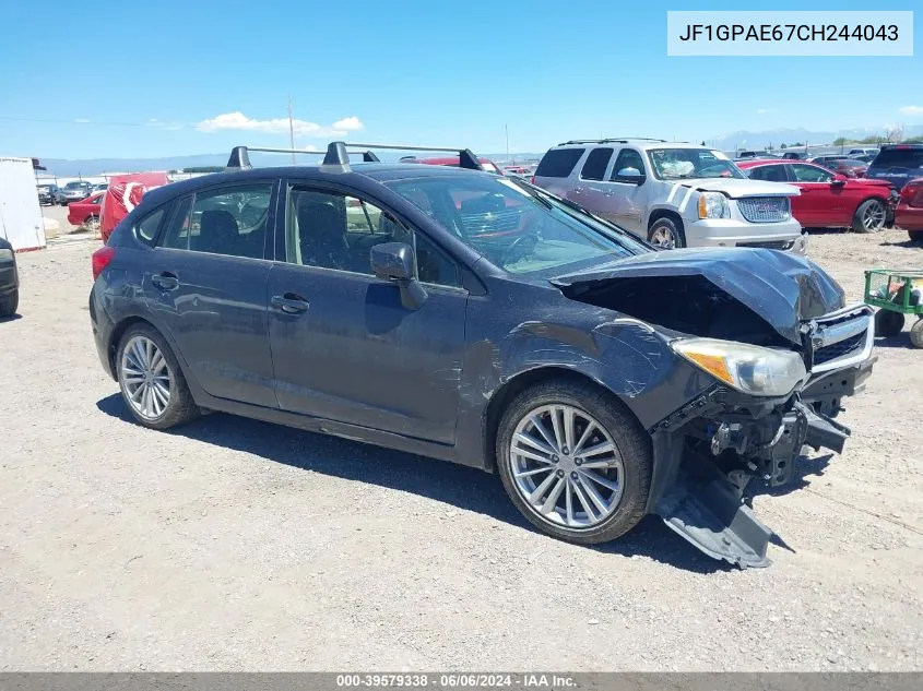 JF1GPAE67CH244043 2012 Subaru Impreza 2.0I Premium