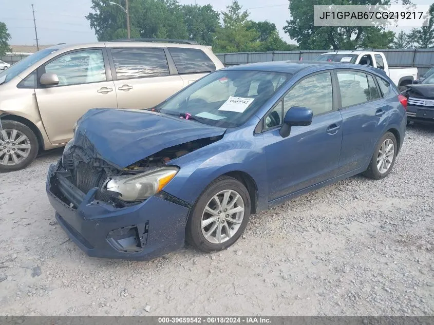 JF1GPAB67CG219217 2012 Subaru Impreza 2.0I Premium