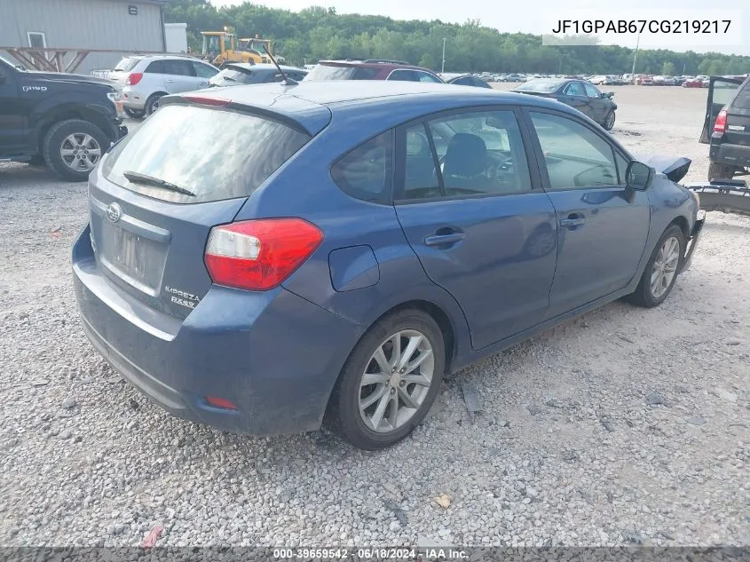 JF1GPAB67CG219217 2012 Subaru Impreza 2.0I Premium