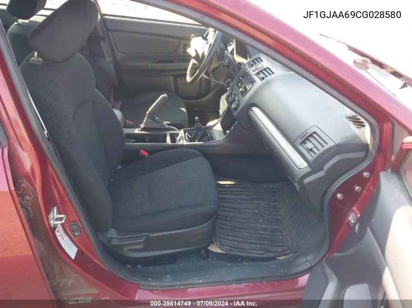 JF1GJAA69CG028580 2012 Subaru Impreza 2.0I